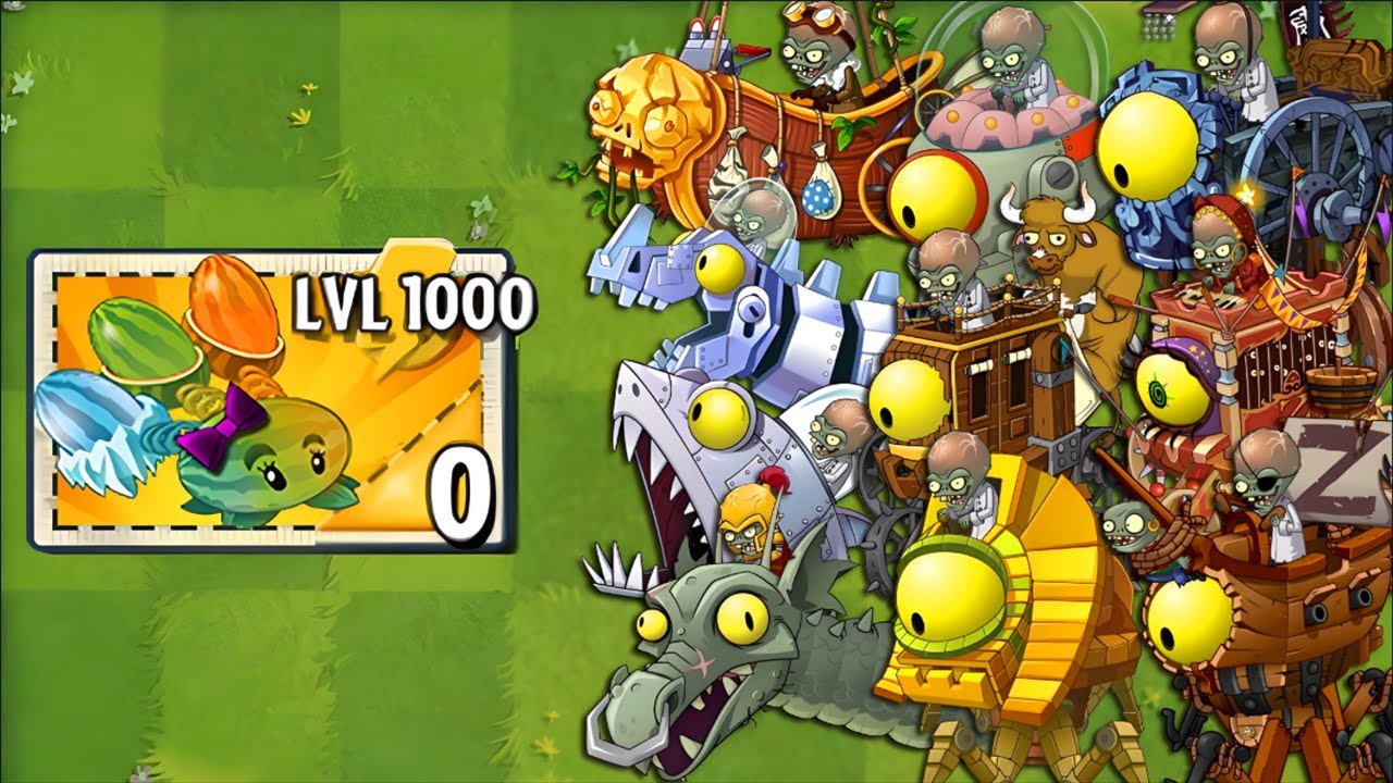 Every Random Plants LEVEL 1000 Power-Up vs ALL Final Bosses Fight! - PvZ 2 Final Bosses