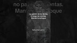 Opiniones van y vienen, mantén te sólido #piensapositivo #verdades