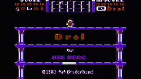 Drol game play Atari 800
