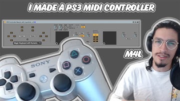 I Made a PS3 MIDI Controller in Ableton Live | Max for Live Beginner part 1