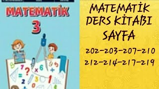 3.SINIF MATEMATİK EKOYAY YAYINLARI SAYFA 202-203-207-210-212-214-217-219 // MATEMATİK DERS KİTABI