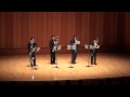 "A song for japan" Japan XO Trombone Quartet
