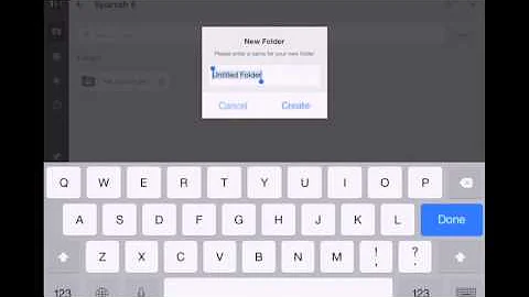 Managing Folders in Google Drive on the iPad