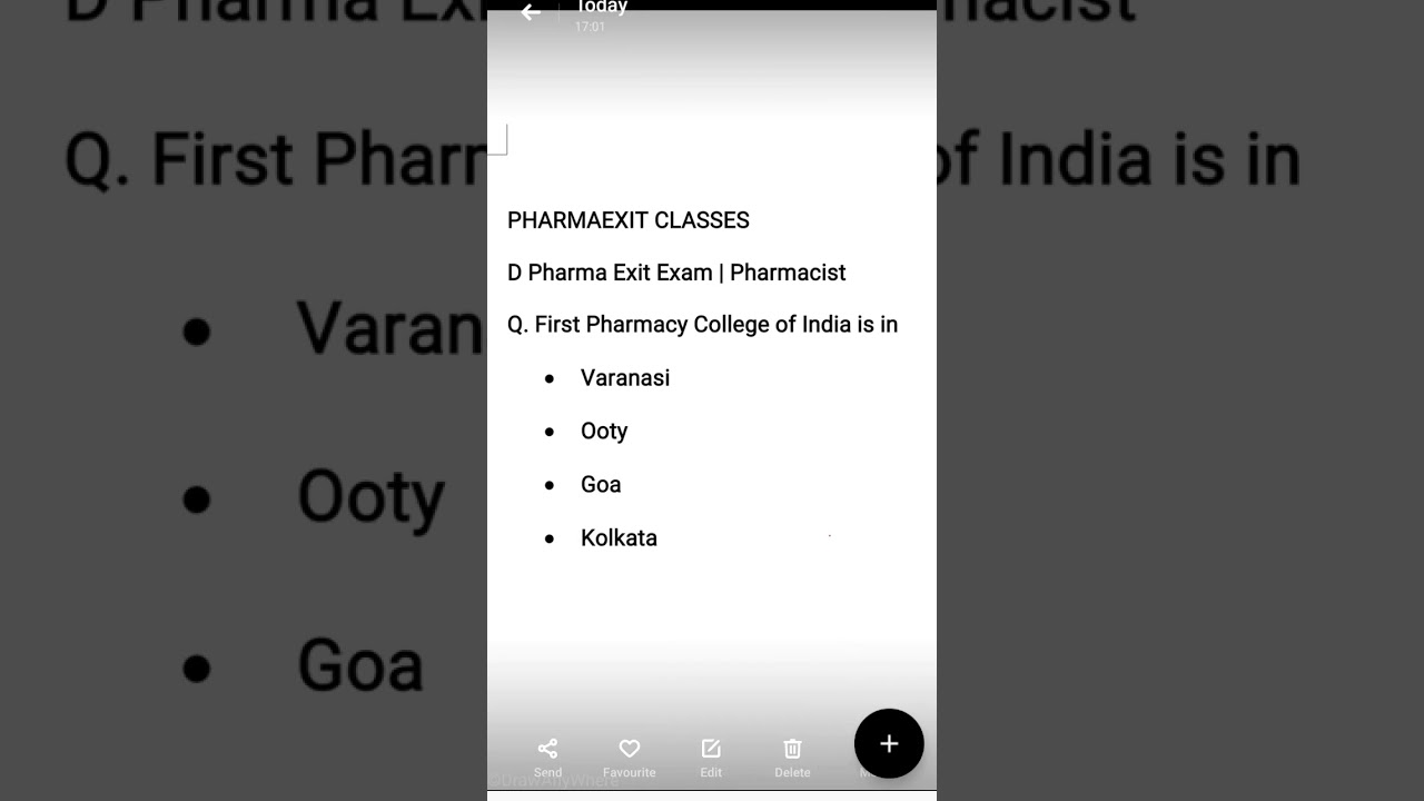 D Pharma Exit Exam | Pharmacist | 
