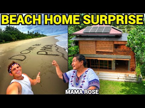 PHILIPPINES BEACH HOME in DAVAO - Surprised Mama Rose! (Becoming Filipino)