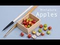 Miniature Apples in their Crate // Polymer Clay Miniature Food Tutorial