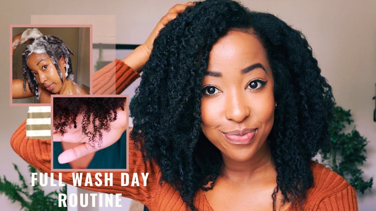 MY NATURAL HAIR WASH DAY ROUTINE | 5 years natural (4b+4c Hair) - YouTube