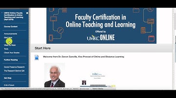 Online Certification Course Navigation Video