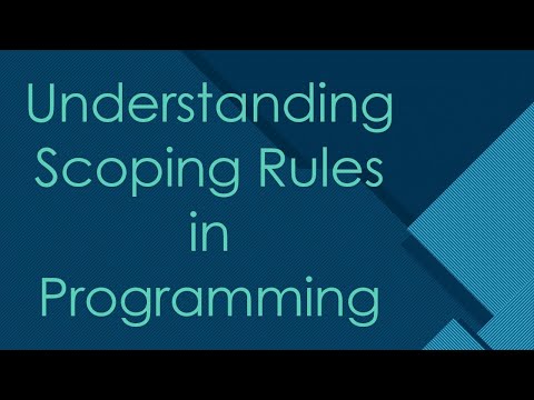 Understanding Scoping Rules in Programming