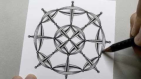 Drawing Zentangle – HARFE