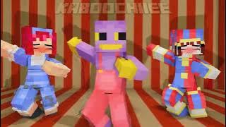 APHMAU, KIM, ZOEY, CASH, NICO | SHUFFLE DANCE | Minecraft Animation | KABOOCHIIEE 191