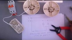 CÓMO CONECTAR LÁMPARAS EN PARALELO CONTROLADOS POR UN INTERRUPTOR SIMPLE