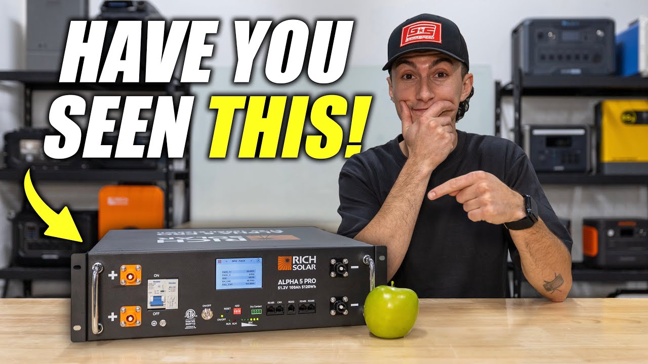 Finally Something BETTER Than EG4? - Rich Solar Alpha 5 Pro Server Rack Battery
