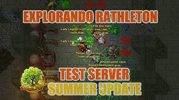 Explorando Rathleton #01 - Test Server Summer Update 2014 - Tibia