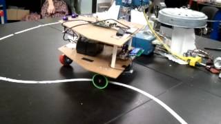 Raspberry PI robot Line following using a USB Webcam in Python