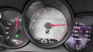 New Porsche 911Carrera S Acceleration 0-260 km⁄h