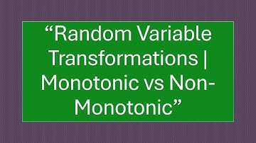 “Monotonic vs Non-Monotonic Transformation Explained”