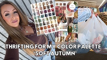 I HAD CHATGPT DO MY COLOR ANALYSIS | SOFT AUTUMN THRIFTING