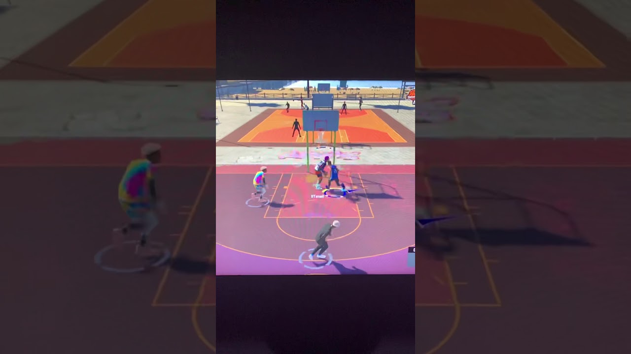 NBA 2k 21snatch block as a 2 way finisher on a power forward