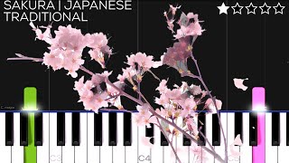 Sakura “Cherry Blossoms” - Japanese Traditional Music | EASY Piano Tutorial screenshot 1