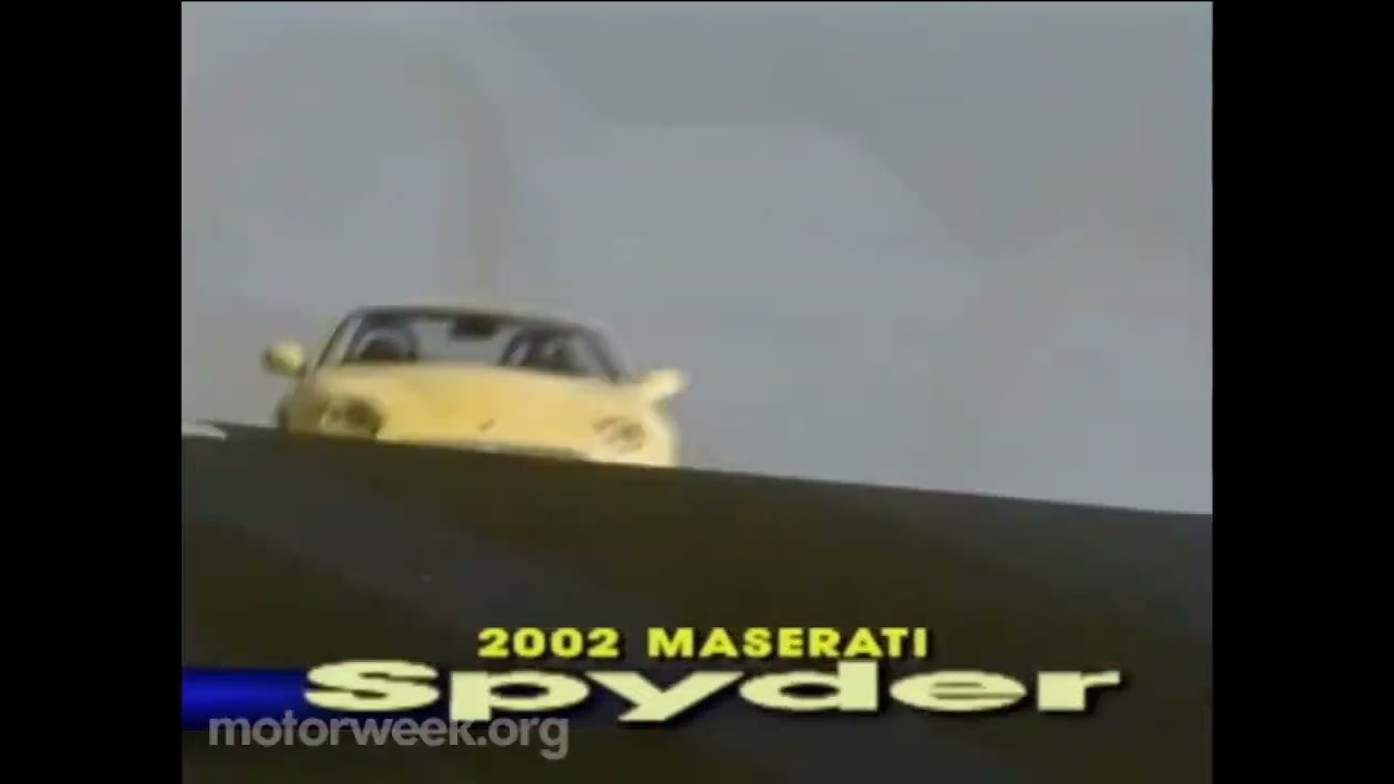MW 2001 First Drive The Maserati Spyder | Retro Review - YouTube