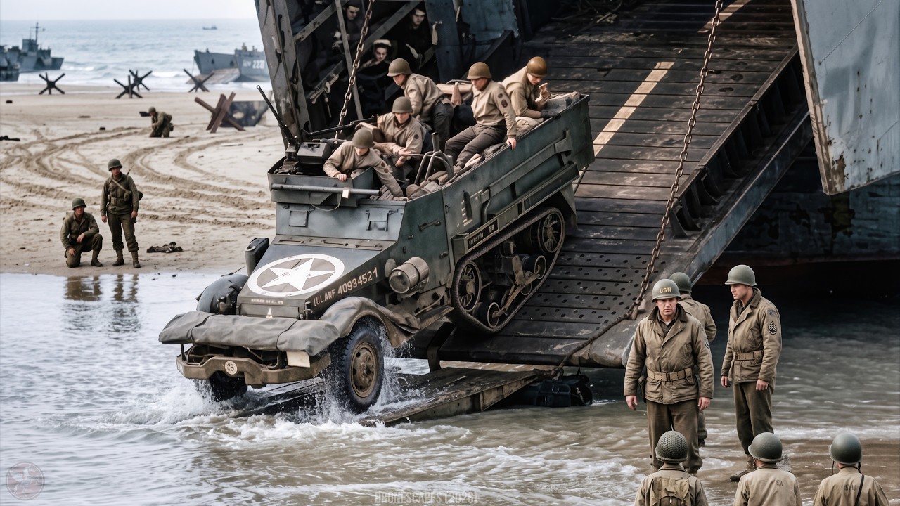 The D-Day Armada and the Push to Paris: Rare WWII Restored Archives