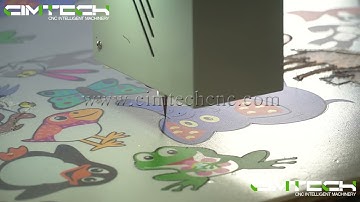 Oscillating Blade for CNC Router cutting machines with CCD