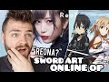 Reacting to "ReoNa ANIMA" | Sword Art Online Opening | THE FIRST TAKE | Non Anime Fan!