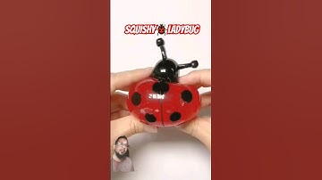Ladybug 🐞 Squishy with NanoTape! DIY #shorts #squishy #nanotape #diy