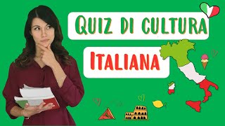 🇮🇹 QUIZ di CULTURA ITALIANA - 11 questions faciles de culture italienne