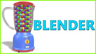 Toy Blender Animated Cartoon Video for Children | Fun Animation &amp; Satisfying Mixer Grinder for Kids