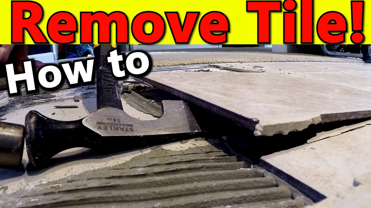 How To Remove Tile - Crucial Advice For Removing Ceramic Tile Floor!