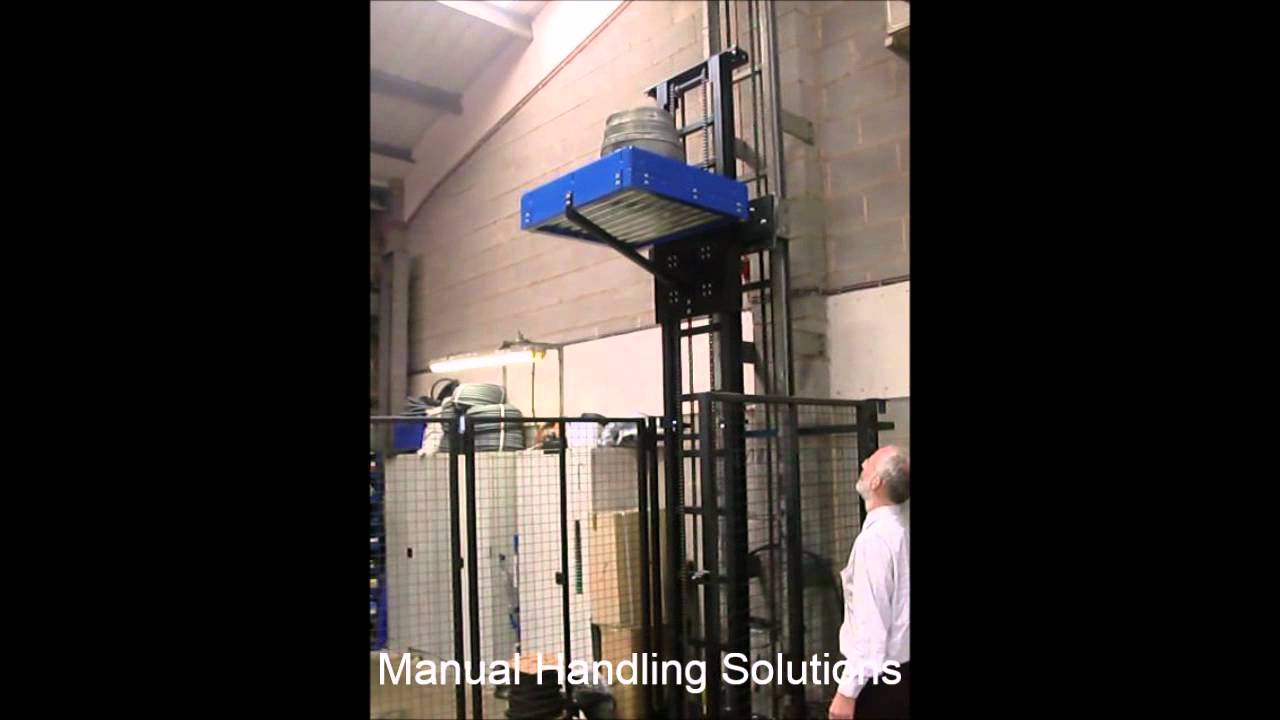 Cellar Lift with Roller Conveyor