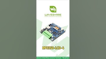 RP2350-LCD-4,150 MHz dual-core performance,4" LCD 480×480 display,6-axis IMU + RTC + CAN + RS485