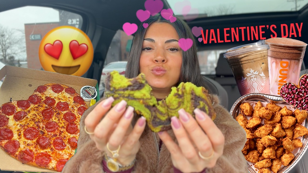 Eating Only Valentine’s Fast Food for a Day ❤️