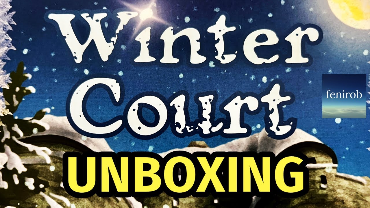Winter Court Board Game | Unboxing (No Talking)
