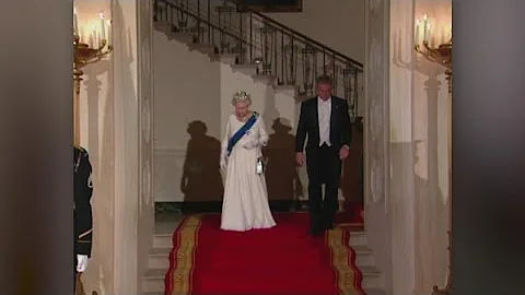 When Queen Elizabeth met President George W. Bush ...