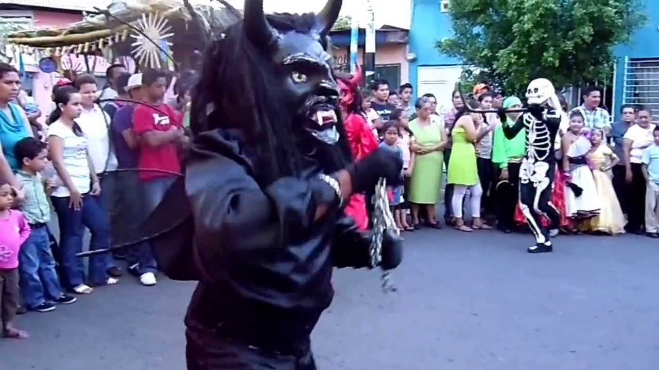 EL BAILE DE LOS DIABLITOS. MASAYA. NICARAGUA. POR JOSE BLANDINO RAUDEZ.