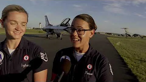 Thunderbird #5 Maj. Michelle "Mace" Curran with he...