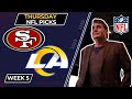 NFL Picks - San Francisco 49ers vs Los Angeles Rams Prediction, 10/2/2025 Week 5 NFL Free Picks