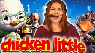 ACTRESS REACTS to CHICKEN LITTLE (2005) REWATCH MOVIE REACTION *THE SKY IS FALLING!*