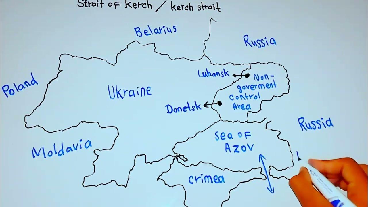 Where is Kerch Strait Strait of Kerch Kerch Strait Map Kerch