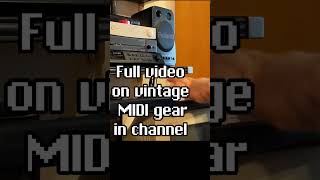Vintage MIDI gear @1BitFeverDreams