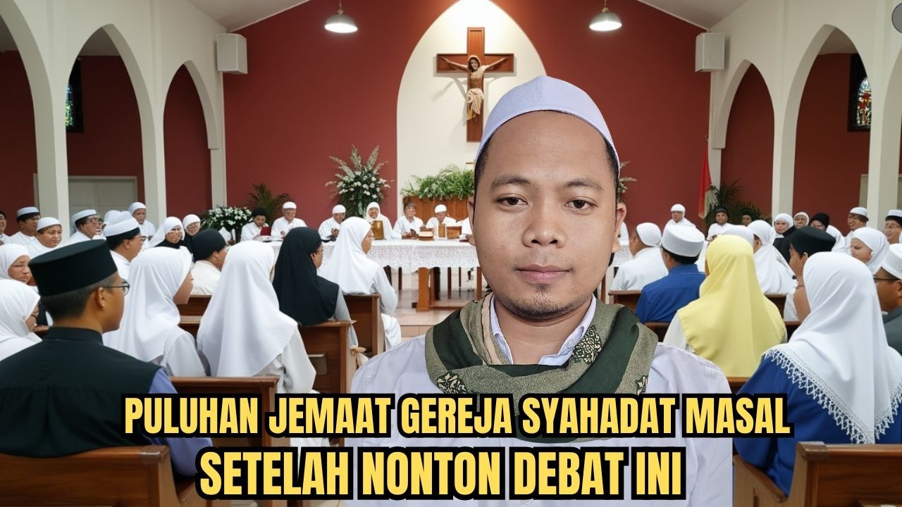 Subhanallah‼️ Puluhan Orang Kristen Tercerahkan Setelah Menyaksikan Debat Ini... 