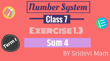TN Samacheer class 7 maths Term 1 Chapter 1(Number System) Exercise 1.3 sum 4 7th maths tamil