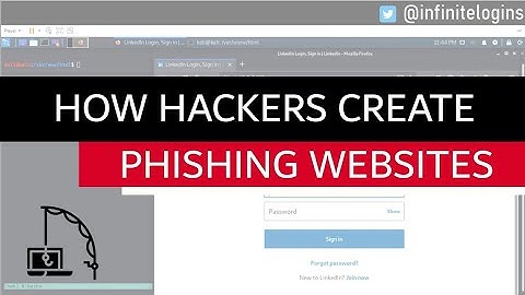 How Hackers Make Phishing Websites