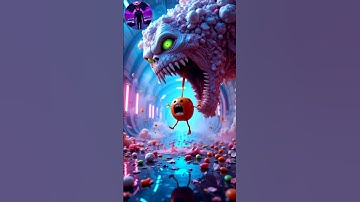 Candy Monster BITE Caught on Camera! 🍭💀 | Unreal 3D Animation