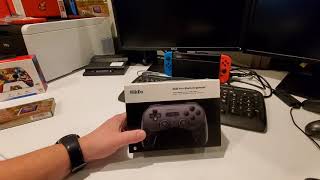 8Bitdo SN30 Pro+ Switch Pro Controller Unboxing initial review