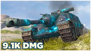 Foch 155 • 9.1K DMG • 6 KILLS • WoT Blitz