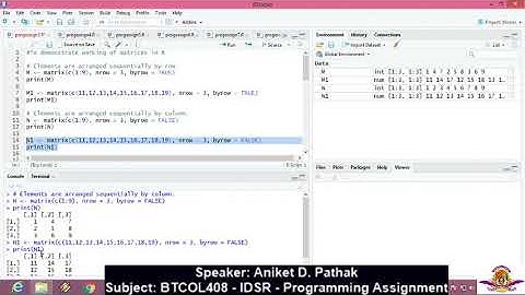 Programming Assignment 3 - Matrices in R